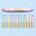 Истал 6 цветов прозрачная макаронная флуоресцентная ручка для школьного маркера для школьного маркера